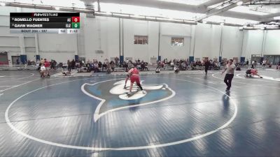 197 lbs Quarterfinal - Gavin Wagner, Elizabethtown vs Romello Fuentes, Albright College
