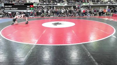 138 lbs Quarterfinal - Asa Reis, Mt. Anthony vs Sidney Tildsley, Shawsheen