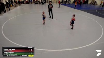 50 lbs Round 1 - Gage Gauker, Mankato West vs Kael Schut, St. Michael/Albertville