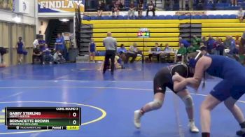 145 lbs Cons. Round 3 - Gabby Sterling, LIBERTY-BENTON vs Bernadette Brown, Springfield (Holland)