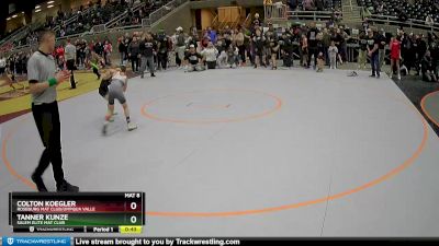 71 lbs Semifinal - Tanner Kunze, Salem Elite Mat Club vs Colton Koegler, Roseburg Mat Club/Umpqua Valle