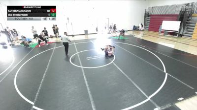 157 lbs Round 3 - Ian Thompson, Team Thunder vs Korben Jackson, 951 WC