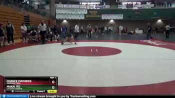 113 lbs Cons. Round 5 - Makai Ito, La Costa Canyon vs Chance Mathews, Cherokee Trail