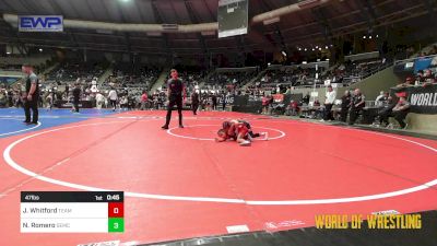 47 lbs Final - Jayzie Whitford, TEAM PRIDE ACADEMY vs Nayelli Romero, Salem Elite Mat Club