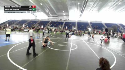 113 lbs Semifinal - Jessie Hernandez, Apple Vallley vs Braiden Foster, Gold Rush Wrestling