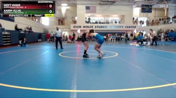 133 lbs Quarterfinals (8 Team) - Karim Allal, Northeast Oklahoma vs Hoyt Hvass, North Idaho College