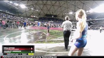 100 lbs Cons. Round 2 - Myla Ottow, Ascend Wrestling Academy vs McKinley Anderson, Washington