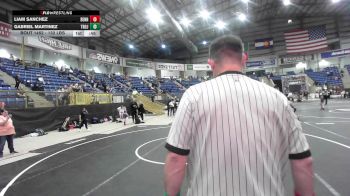 132 lbs Consi Of 8 #2 - Liam Sanchez, Bennett WC vs Gabriel Martinez, Trojan Elite