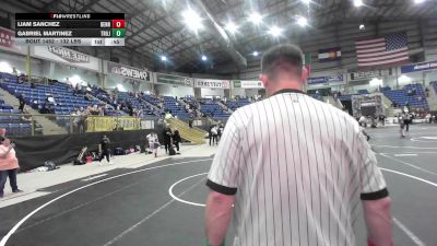 132 lbs Consi Of 8 #2 - Liam Sanchez, Bennett WC vs Gabriel Martinez, Trojan Elite