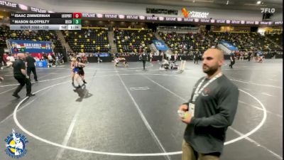 132 lbs 13th Place Match - Mason Glotfelty, Decorah vs Isaac Zimmerman, Lockport (Twp.)