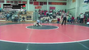 G 135 lbs Round 4 (6 Team) - Ava Shannon, Alma-Wabaunsee HS vs Cora Shaffer, Smith Center HS