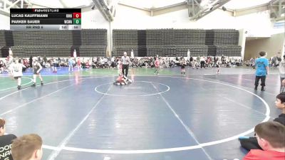 50 lbs Rr Rnd 6 - Lucas Kauffmann, Kingsway K-3 vs Parker Sauer, Wrecking Crew Wrestling Academy