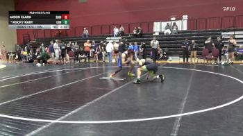 165 lbs Champ. Round 2 - Jason Clark, Shorter vs Rocky Raby, Life University