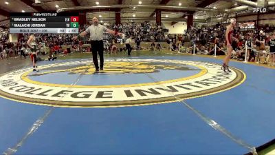 106 lbs Cons. Round 1 - Malachi Jordan, Virgin Valley vs Bradley Nelson, Elko