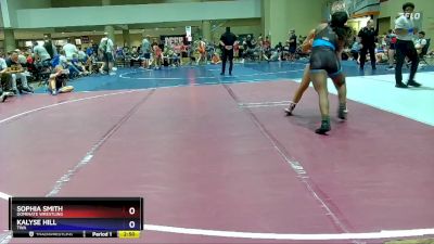 132 lbs Round 3 - Kalyse Hill, TWA vs Sophia Smith, Dominate Wrestling