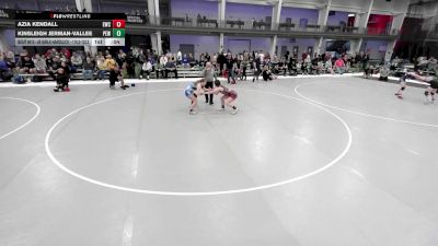 JR GIRLS HARDLUCK - 123.6-128.2 Champ. Round 1 - Lakelynn Janssen, McCracken County Wrestling Club vs Joslyn Barnett, Red Hawk Wrestling Academy