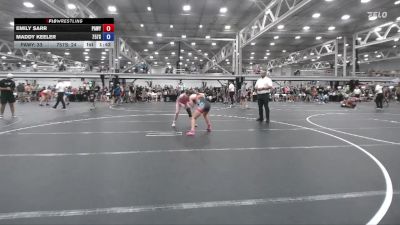 130 lbs Round 1 - Emily Sarr, PA West Yellow vs Maddy Keeler, 757 SIRENS
