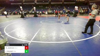 106 lbs Quarterfinal - Antoine Jackman, Greater Lowell vs John Woodall, Franklin