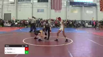 86 lbs Semifinal - Josiah De Alba, Tuff Kidz WC vs Kayden Hanlon, Gold Rush WC