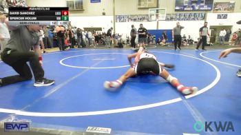 140 lbs Semifinal - David Sanchez, Locust Grove vs Spencer Holum, Vinita Kids Wrestling