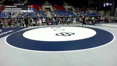 132 lbs Cons. Rd Of 128 - Lazarus Joyce, NJ vs Carsten Burkemper, MO