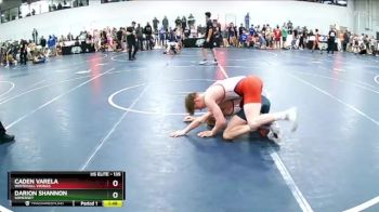 135 lbs Cons. Round 2 - Darion Shannon, Somerset vs Caden Varela, Whitehall Vikings