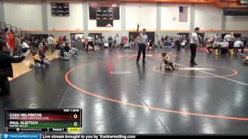 SPW-2 lbs Semifinal - Paul Kleitsch, Wapsie Valley vs Cash Helmrichs, Waverly Area Wrestling Club