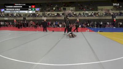 45 lbs Cons. Semi - Louden Anderson, DGF vs Bronson Goble, Pursuit Wrestling Minnesota
