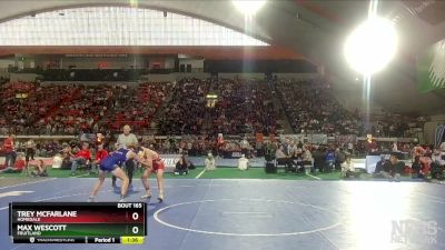 3A 132 lbs Quarterfinal - Trey McFarlane, Homedale vs Max Wescott, Fruitland