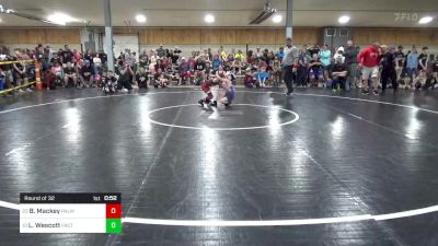 62 lbs Round Of 32 - Blake Mackey, Palmyra vs Lincoln Wescott, Factoryville