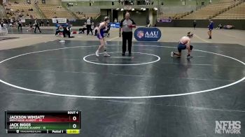 132 lbs Placement (4 Team) - Jackson Wimsatt, Brentwood Academy vs Jack Biggs, Battle Ground Academy