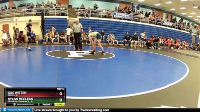 95 lbs Placement (4 Team) - Dylan McClean, Franklin Community vs Gus Witter, Delta