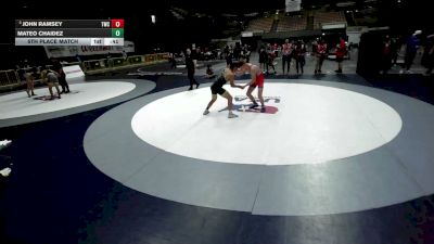 155 lbs 5th Place Match - John Ramsey, Tracy Wrestling Club vs Mateo Chaidez