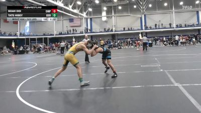 141 lbs Consi Of 16 #1 - Noah Doi, Campbell - UnAttached vs Tate Hisey, George Mason