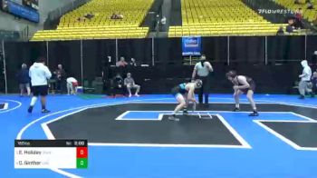 160 lbs 3rd Place - Elijah Holiday, Unattached 28 vs Cody Ginther, Unattached 8