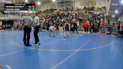 107 lbs Quarterfinal - Nicholas McGarrity, Peters Township vs Anthony Jones, Shaler Area