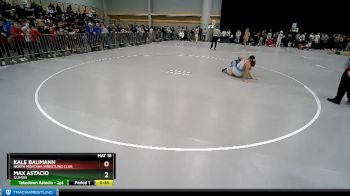 157 lbs Cons. Round 6 - Kale Baumann, North Montana Wrestling Club vs Max Astacio, Illinois