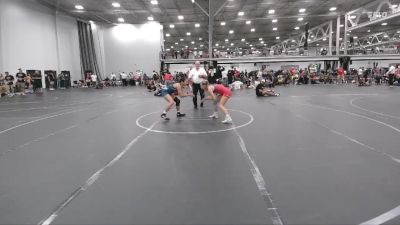 110 lbs Round 2 - Julia Horger, PA West Black vs Giana Cruze, Venom Girls WC