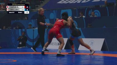 57 kg Final 3-5 - Rion Suzuki, Japan vs Gurleen Dhillon, Canada