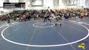124 lbs Champ. Round 3 - Jayden Burgess, All Heart Wrestling vs Edward Stavros, Club Not Listed