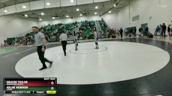 120 lbs Champ. Round 1 - Kelsie Nebeker, Lyman vs Gracee Taylor, Burns/Pine Bluffs
