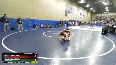 157 lbs Champ. Round 1 - Wyatt Whitney, Delta vs Xavier Robinson, Farmersville