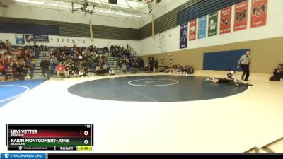 113 lbs Cons. Round 2 - Kaidn Montgomery-Jones, Ridgeline vs Levi Vetter, Freeman