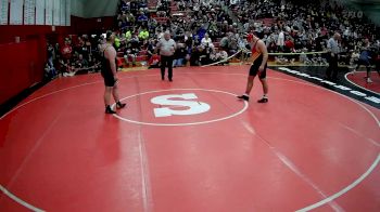 285 lbs Champ. Round 1 - Brendan Andrzejczuk, Valley Hs vs Max Lindner, North Catholic