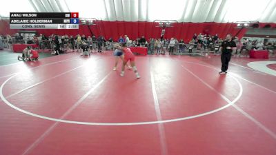 170 lbs Cons. Semis - Anali Wilson, IZZY Style Wrestling vs Adelaide Holderman, Michigan Premier