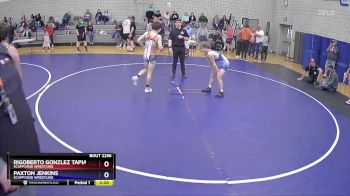 120 lbs Cons. Round 4 - Rigoberto Gonzlez Tapia, Scappoose Wrestling vs Paxton Jenkins, Scappoose Wrestling