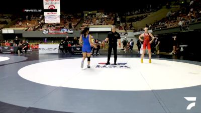 7th Place Match - Lyla Tillman, Fremont Warriors Wrestling Club vs Rachel Sierra, Canyon Springs High School Wrestling