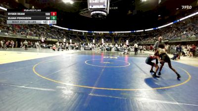 82 lbs Consy 5 - Ryder Ream, York Suburban vs Elijah Ferguson, Pine Richland