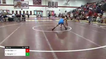 126 lbs Consolation - Nick Gorman, North Allegheny vs Ethan Berginc, Hempfield Area