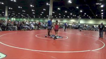 105 lbs Cross Bracket (8 Team) - Jaleesa Whaley, Stormettes vs Savana Garner, FC Boom Squad